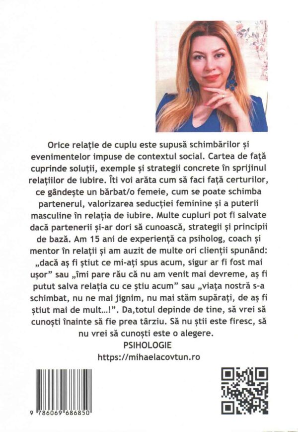 Arta iubirii in doi, Psiholog Mihaela Covtun, Carte, Relatii, Cuplu